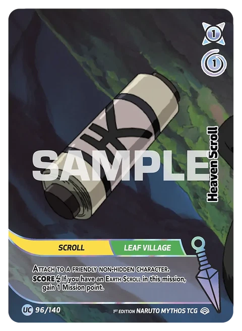 Heaven Scroll - Naruto Mythos TCG card