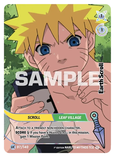 Earth Scroll - Naruto Mythos TCG card