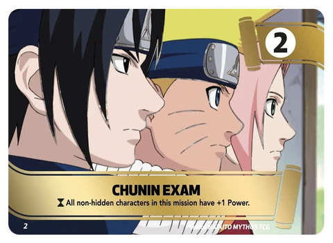 Chunin Exam - Naruto Mythos TCG card