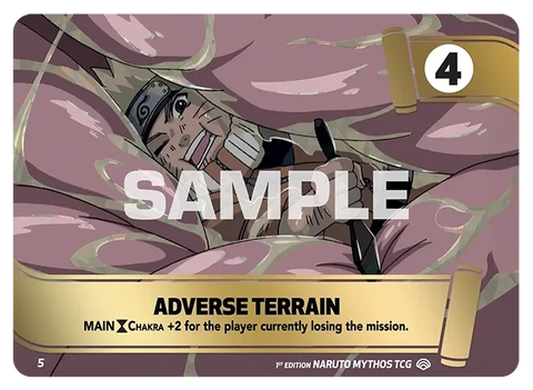 Adverse Terrain - Naruto Mythos TCG card