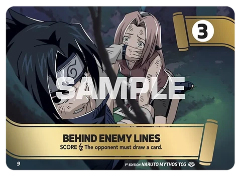 Behind Enemy Lines - Naruto Mythos TCG card