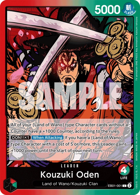 Kouzuki Oden - One Piece Card Game card