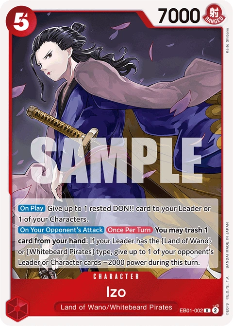 Izo - One Piece Card Game card