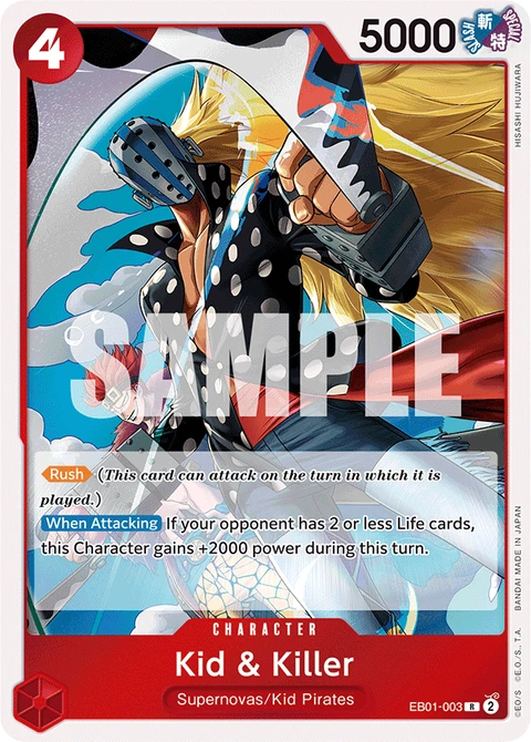Kid & Killer - One Piece Card Game card