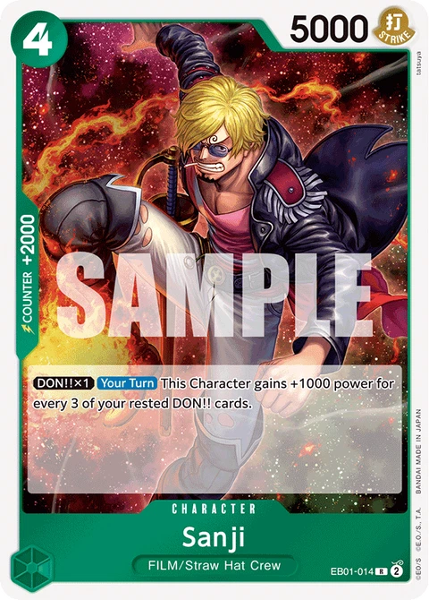 Sanji - One Piece Card Game card