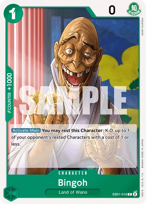 Bingoh - One Piece Card Game card