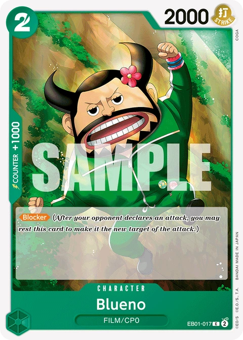 Blueno - One Piece Card Game card