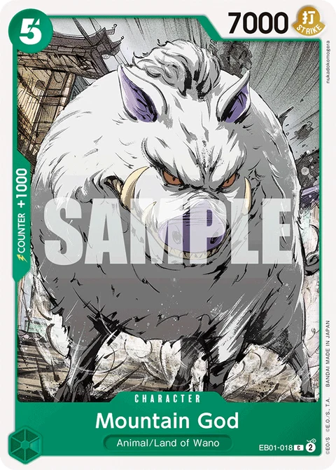 Mountain God - One Piece Card Game card