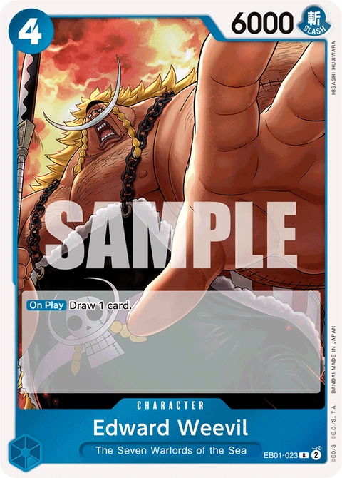 Edward Weevil - One Piece Card Game card