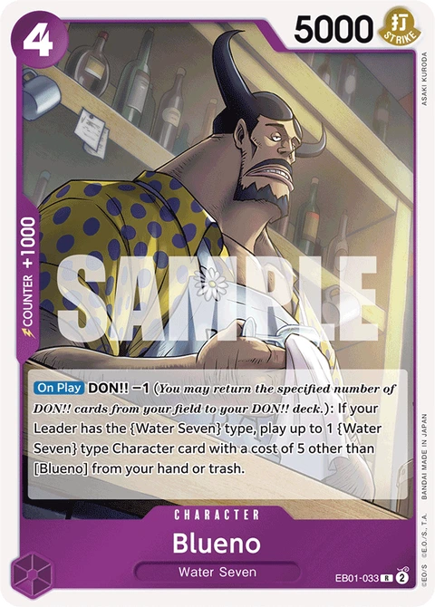 Blueno - One Piece Card Game card