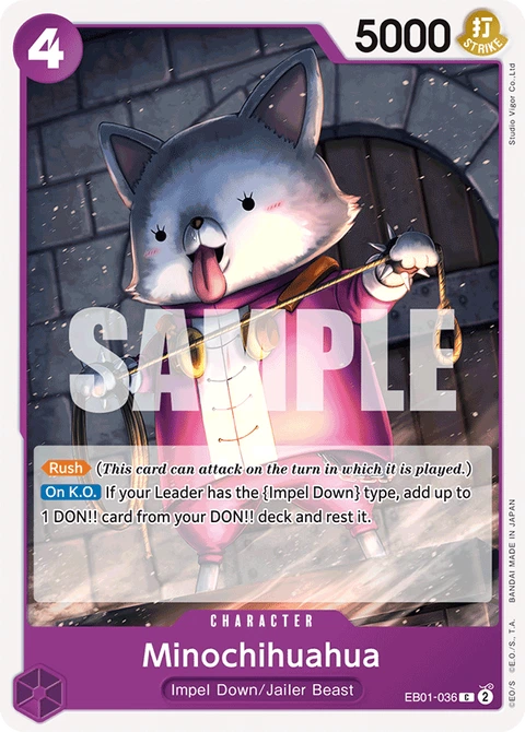 Minochihuahua - One Piece Card Game card