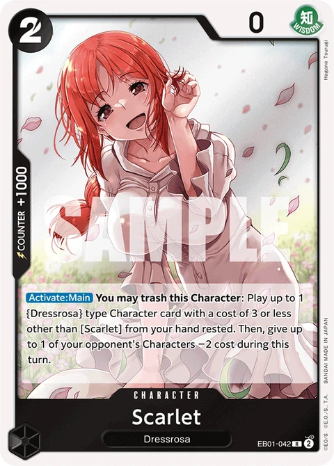 Scarlet - One Piece Card Game card