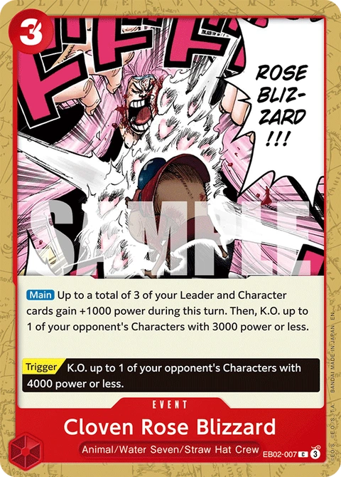 Cloven Rose Blizzard - One Piece Card Game card