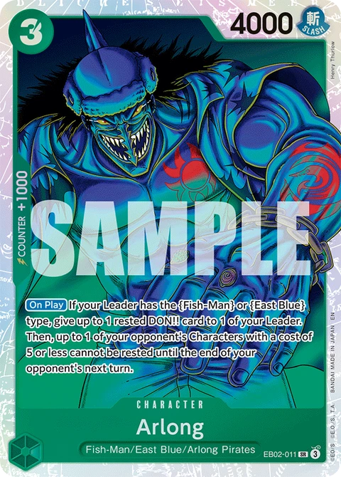 Arlong - One Piece Card Game card