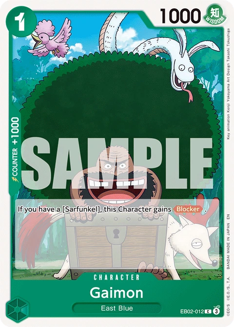 Gaimon - One Piece Card Game card