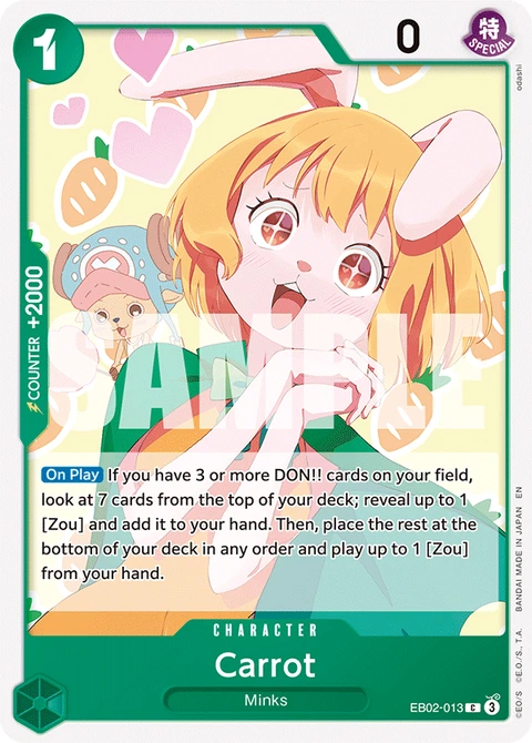 Carrot - One Piece Card Game card