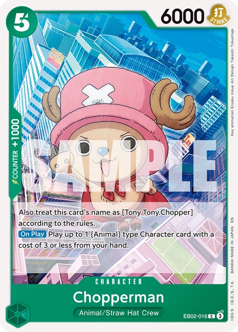 Chopperman - One Piece Card Game card