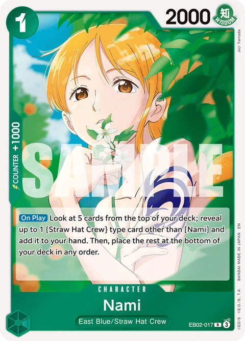 Nami - One Piece Card Game card