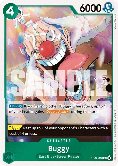 Buggy - One Piece Card Game card