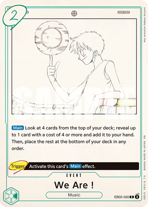 We Are! - One Piece Card Game card