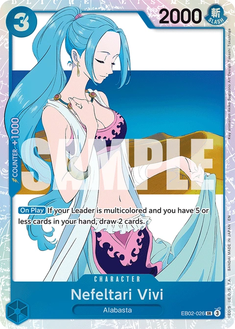 Nefeltari Vivi - One Piece Card Game card