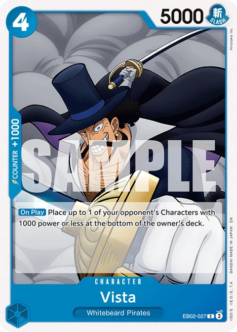 Vista - One Piece Card Game card