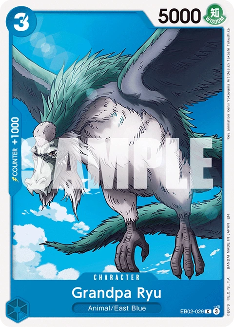 Grandpa Ryu - One Piece Card Game card