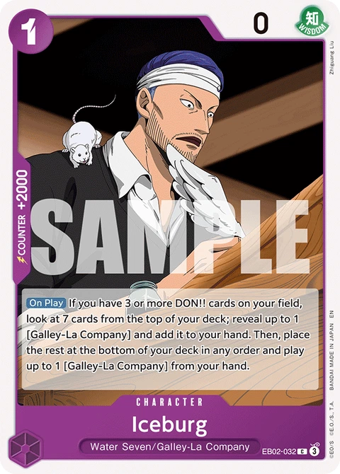 Iceburg - One Piece Card Game card