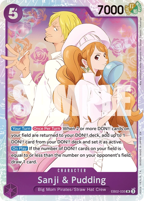 Sanji & Pudding - One Piece Card Game card