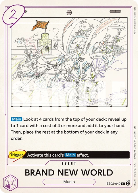 BRAND NEW WORLD - One Piece Card Game card