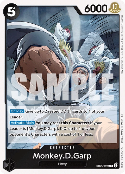 Monkey.D.Garp - One Piece Card Game card