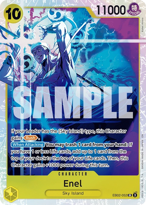 Enel - One Piece Card Game card