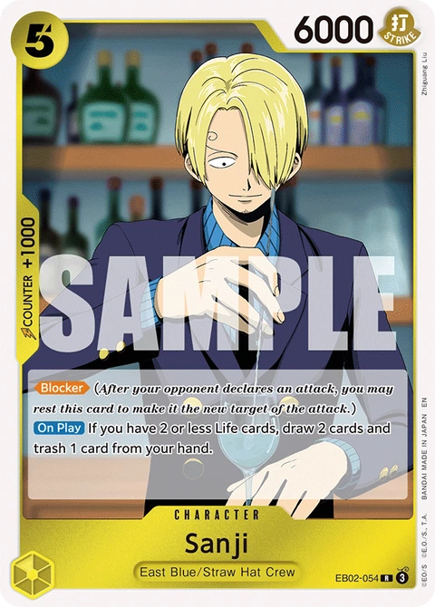 Sanji - One Piece Card Game card
