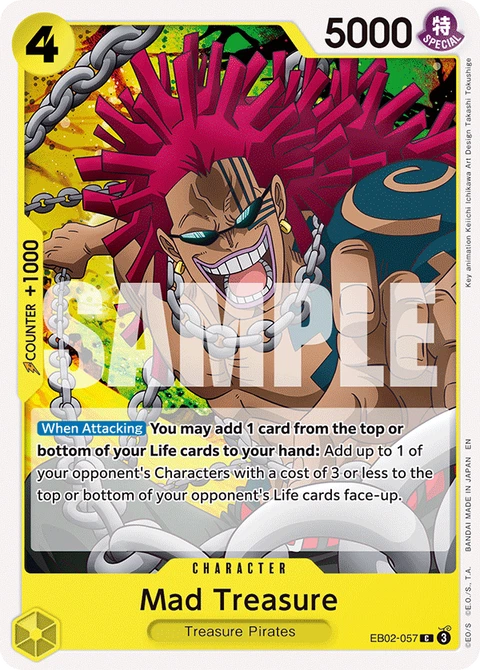 Mad Treasure - One Piece Card Game card