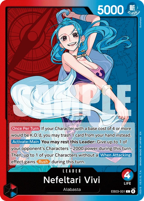 Nefeltari Vivi - One Piece Card Game card