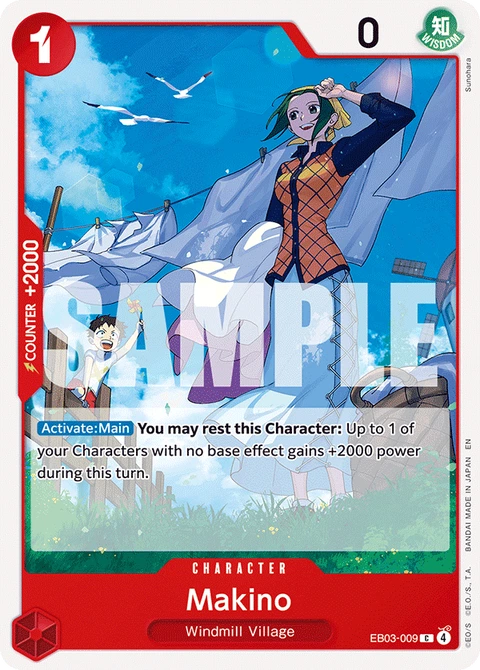 Makino - One Piece Card Game card