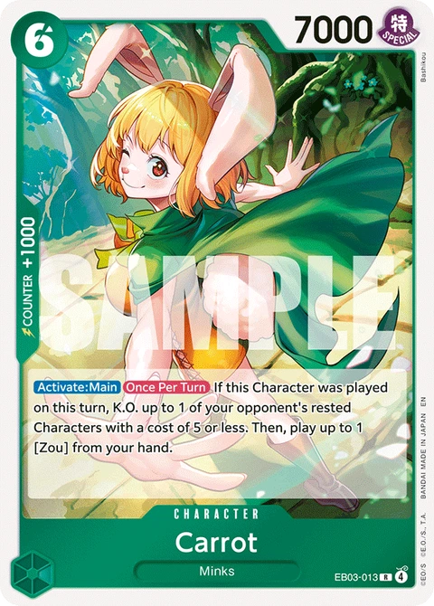 Carrot - One Piece Card Game card