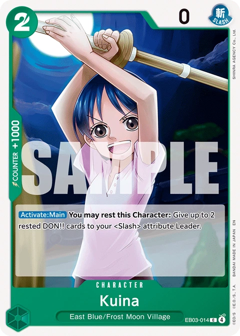 Kuina - One Piece Card Game card