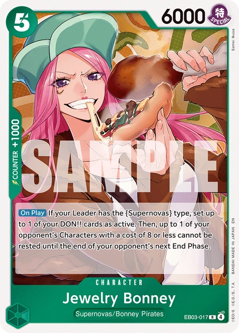 Jewelry Bonney - One Piece Card Game card