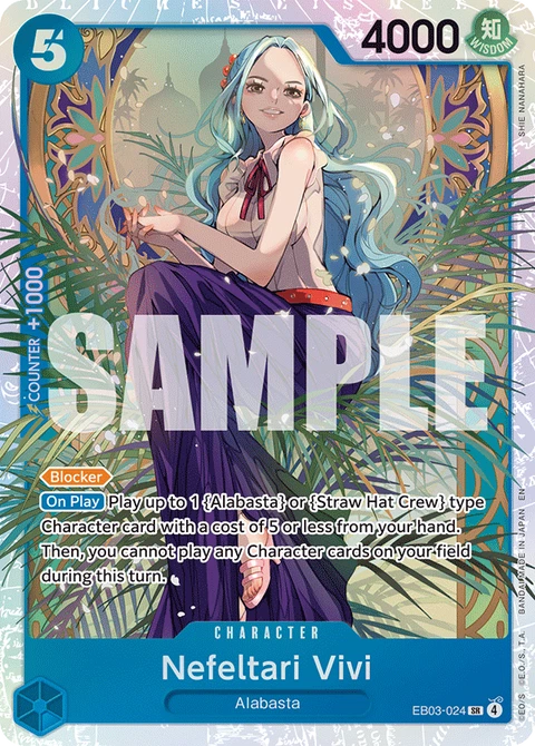 Nefeltari Vivi - One Piece Card Game card