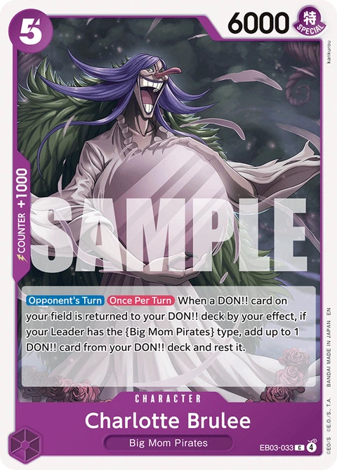 Charlotte Brulee - One Piece Card Game card
