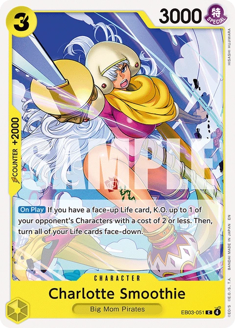 Charlotte Smoothie - One Piece Card Game card