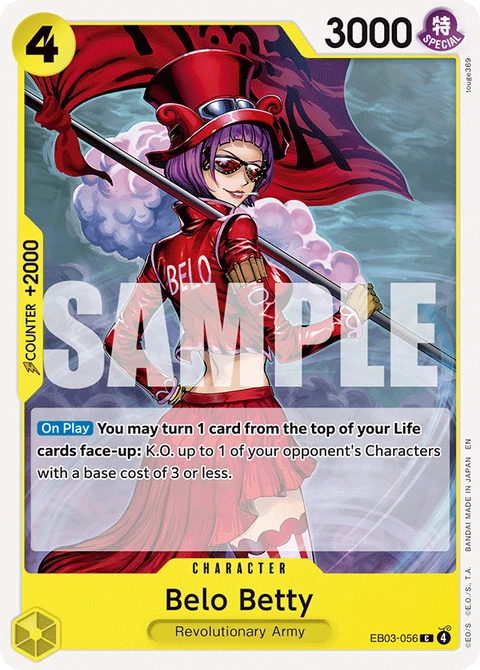 Belo Betty - One Piece Card Game card