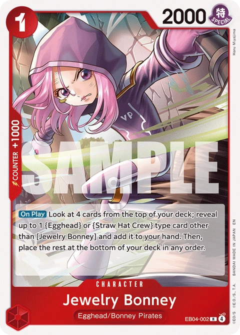 Jewelry Bonney - One Piece Card Game card