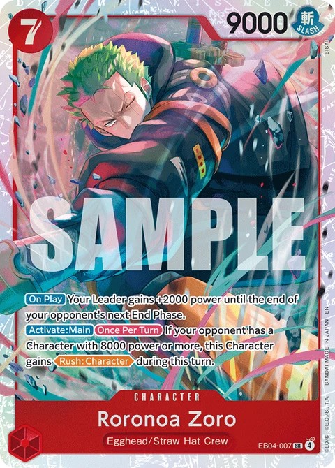 Roronoa Zoro - One Piece Card Game card