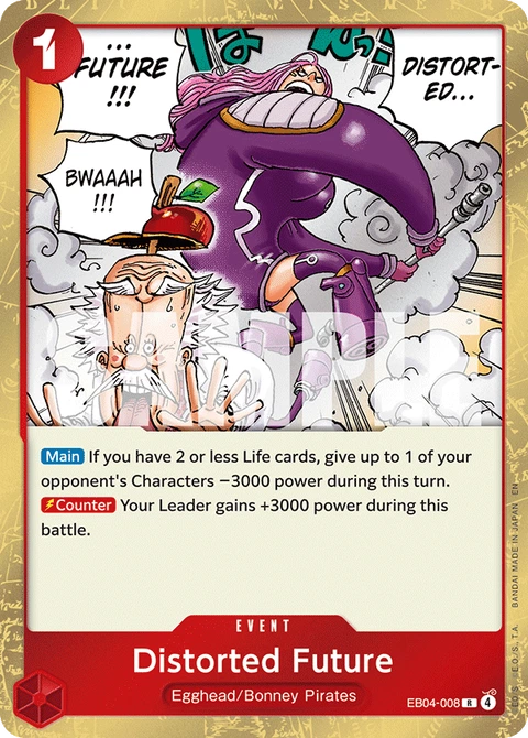 Distorted Future - One Piece Card Game card