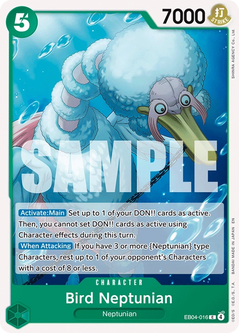 Bird Neptunian - One Piece Card Game card