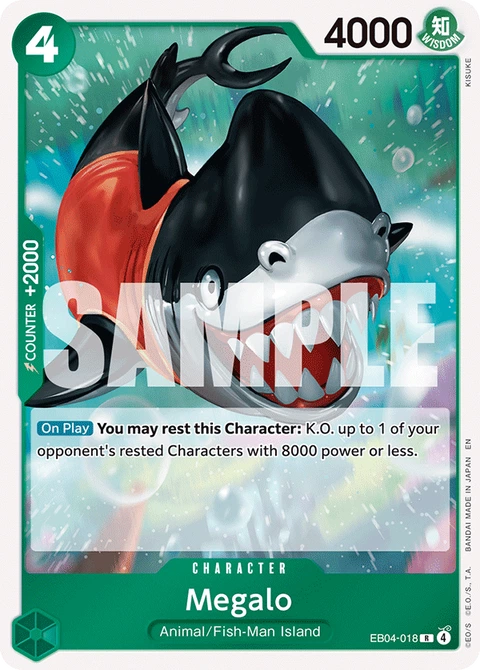 Megalo - One Piece Card Game card