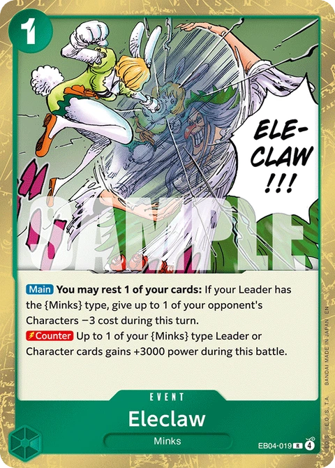 Eleclaw - One Piece Card Game card