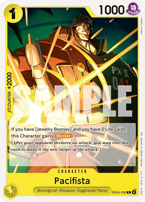 Pacifista - One Piece Card Game card